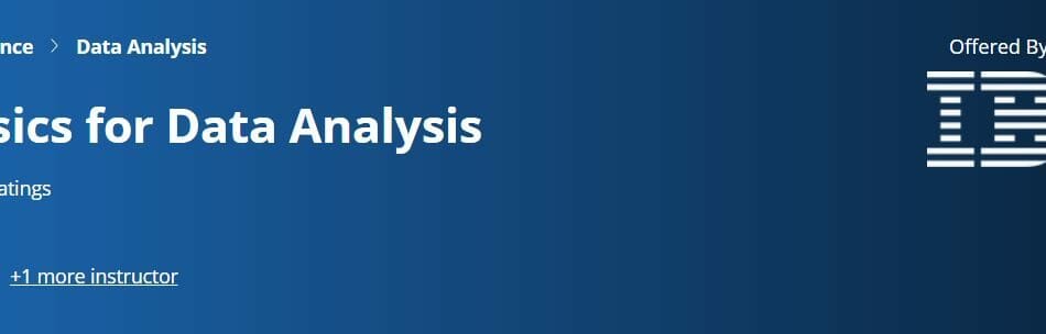  Excel Basics For Data Analysis IBM Data Analyst Professional Certificate