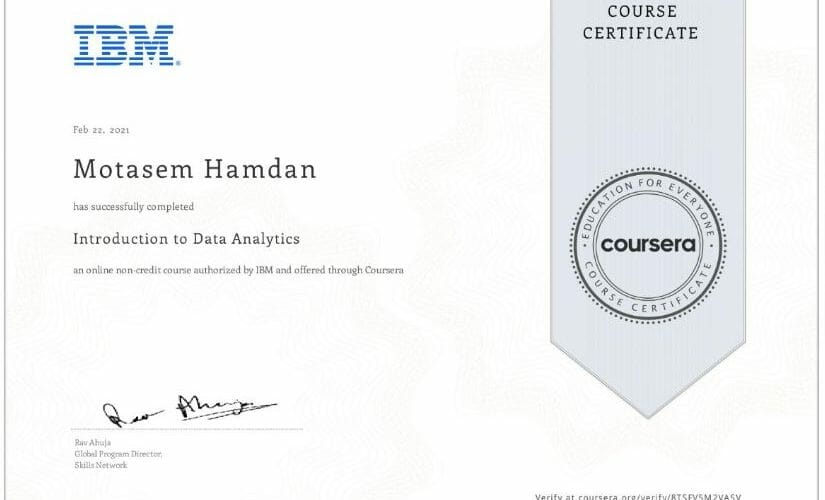 Introduction to Data Analytics - IBM Data Analyst Professional Certificate Review