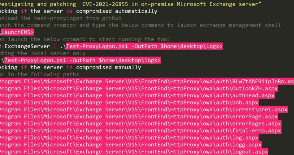 Analyzing The Microsoft Exchange Server Hafnium Email Hack