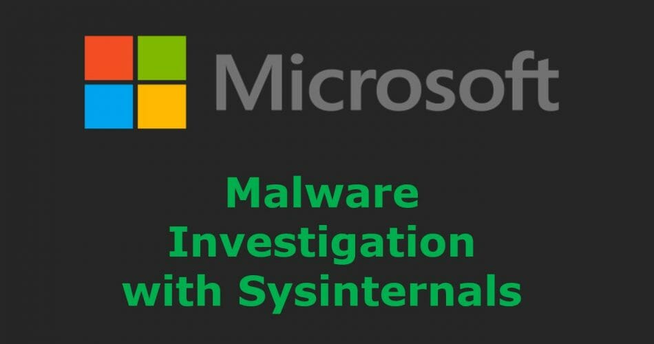 Malware Hunting with Microsoft Sysintenals Tools | TryHackMe