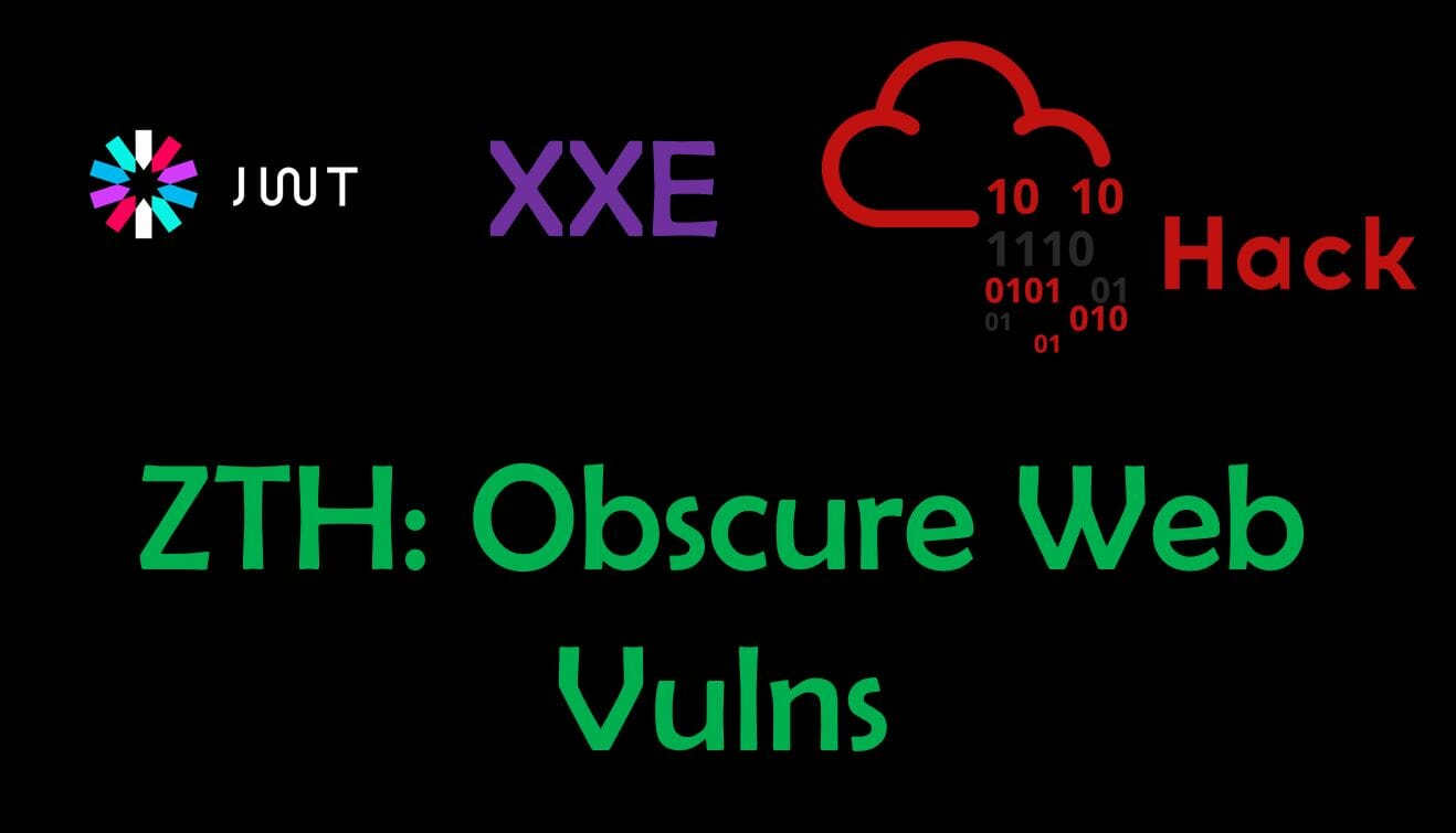 XXE and JSON Web Tokens Vulnerabilities | TryHackMe ZTH: Obscure Web Vulns