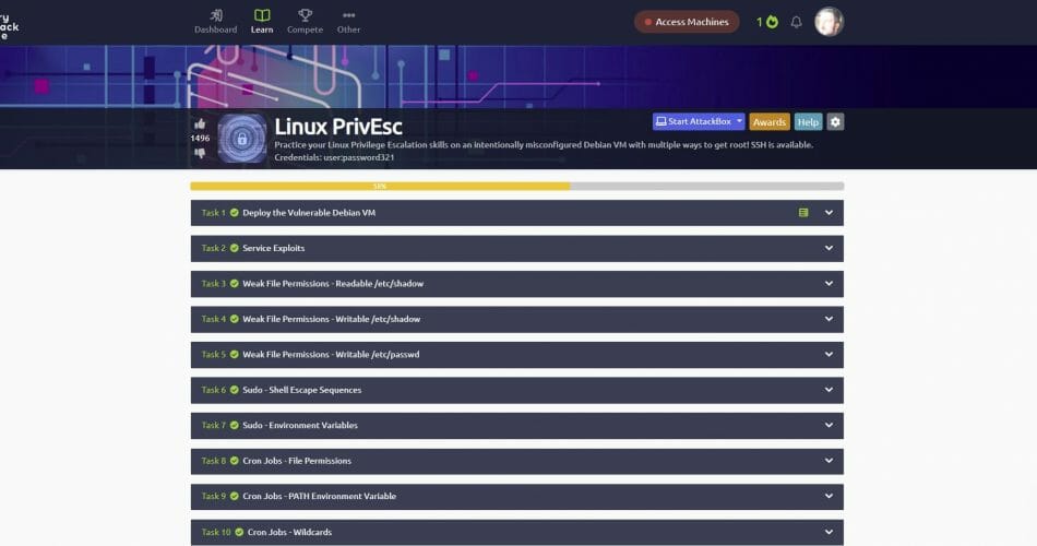 THM Linux PrivEsc CronJobs
