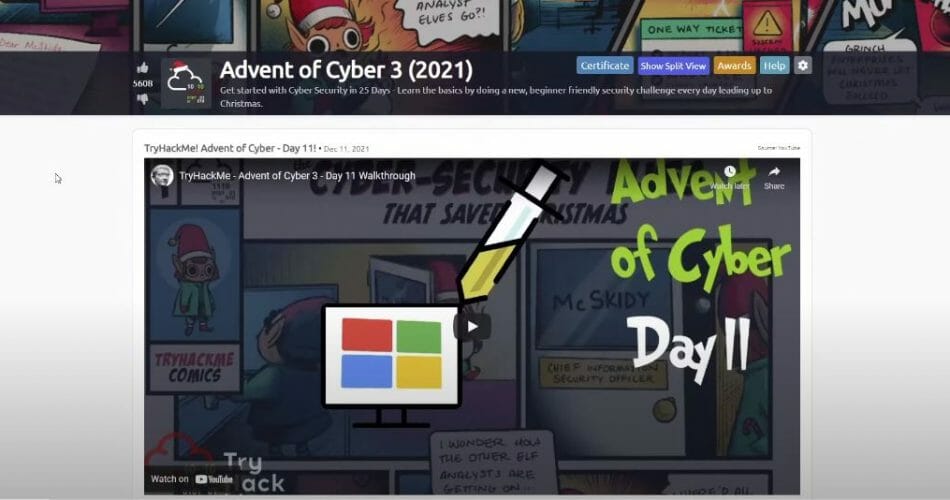 Recovering Microsoft SQL Database Server | TryHackMe Advent Of Cyber 3 Day 11