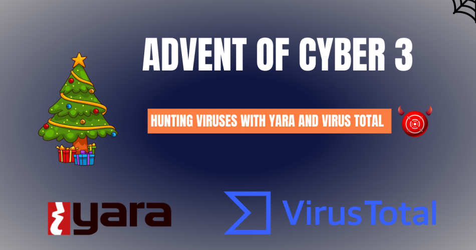 Hunting Viruses with Virus Total and Yara Rules | TryHackMe Advent of Cyber 3 Day 20 and 21