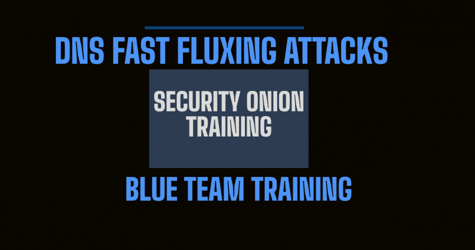 Security Onion Training - How to Detect DNS fast fluxing domains