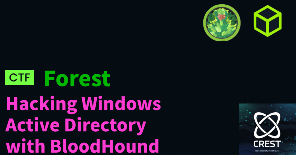Pentesting Windows Active Directory with BloodHound | HackTheBox Forest | CREST CRT Track