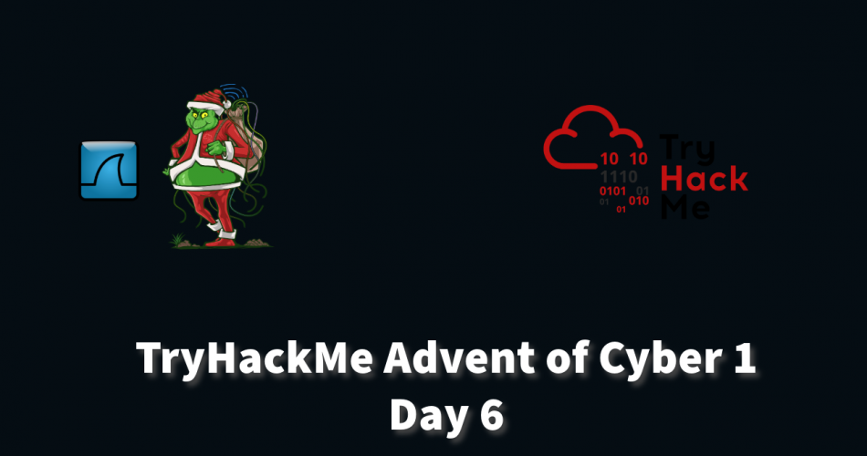 Analyzing DNS Data Exfiltration with Wireshark | TryHackMe Advent of Cyber 1 Day 6