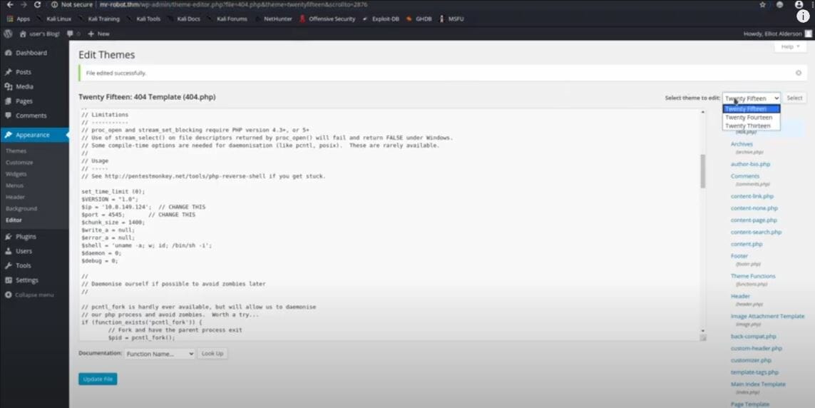 WordPress Penetration Testing and Nmap Interactive - TryHackMe OSCP: Mr Robot