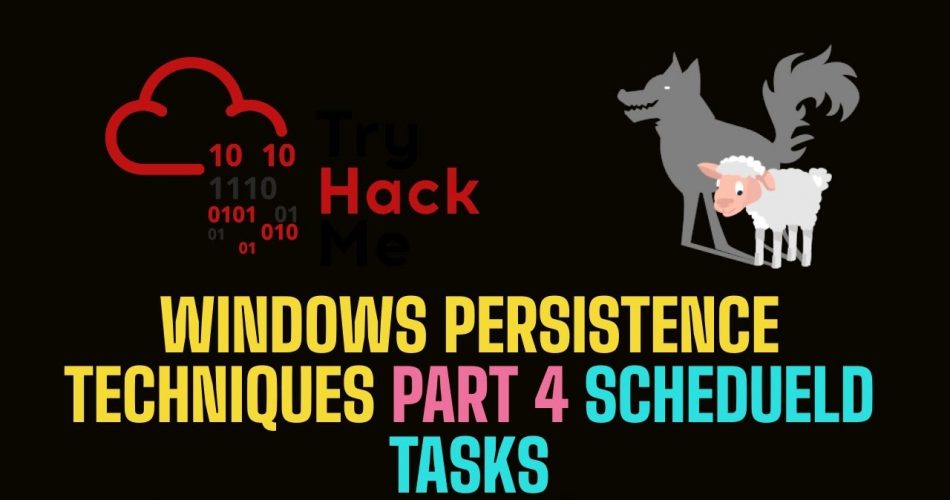 Windows Persistence Techniques P4 | Scheduled Tasks | TryHackMe
