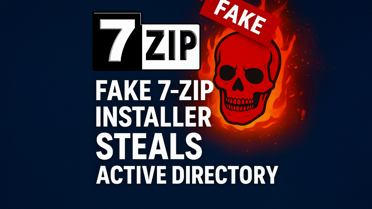 Fake 7-Zip Installer Steals Active Directory Credentials | Full Malware Analysis with ANY.RUN