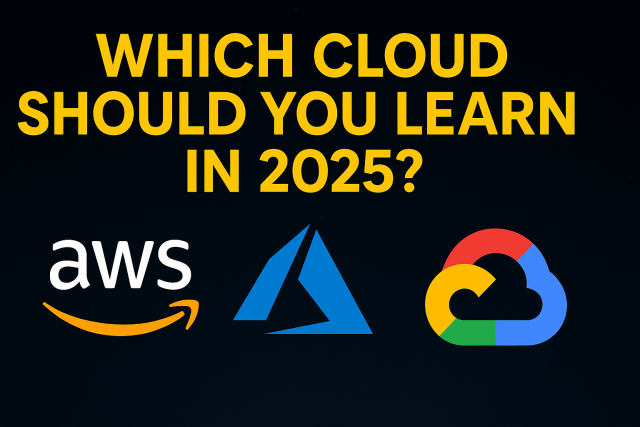 Which Cloud Platform to Learn in 2025? Full Comparison of AWS, Azure, and GCP